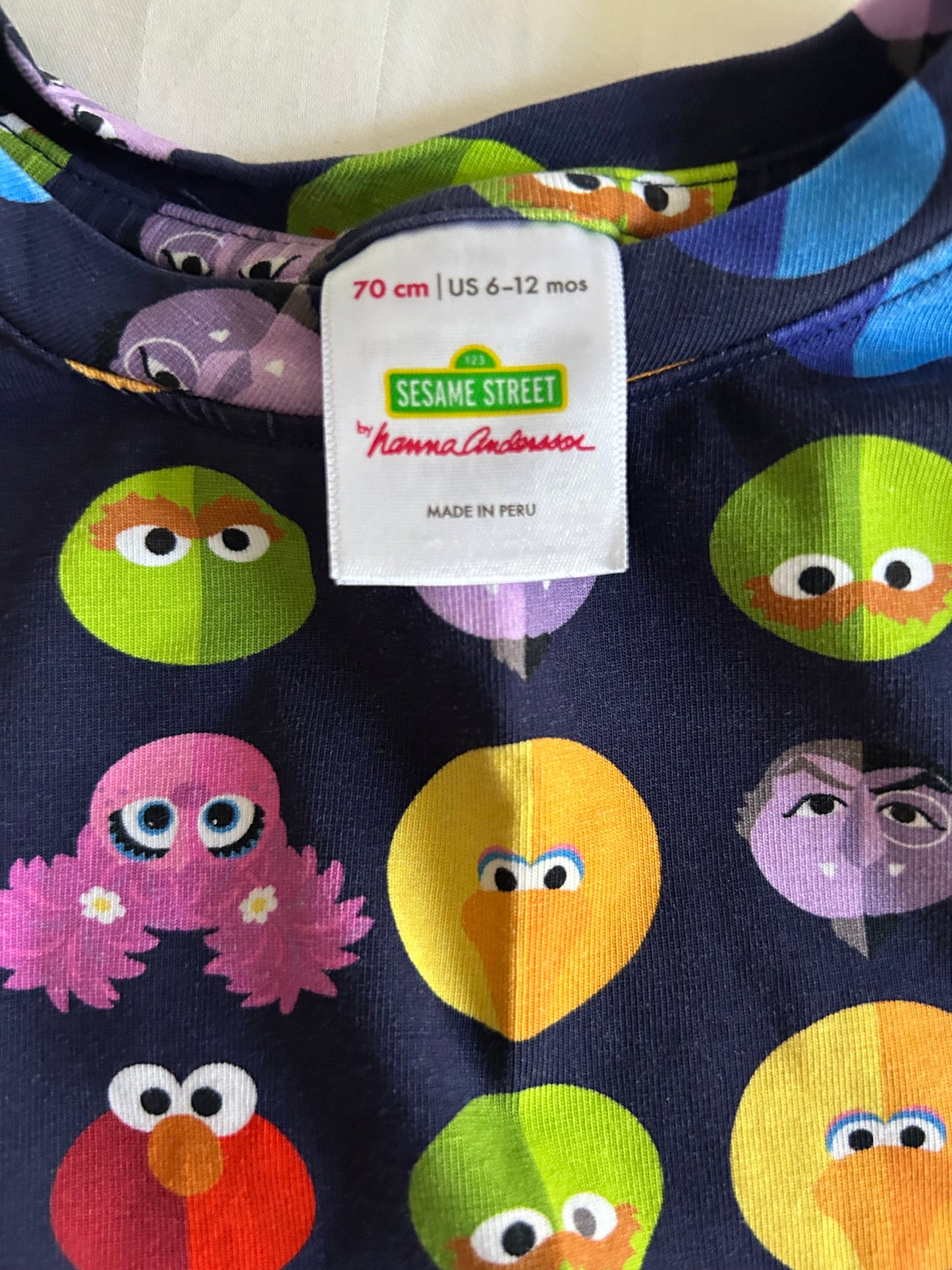 Seller 128 - REDUCED Hanna Anderson Sesame Street 6-12M Shirt