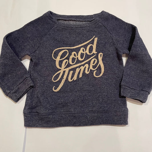 #126 Boys Good Times Sweatshirt 18-24m GUC
