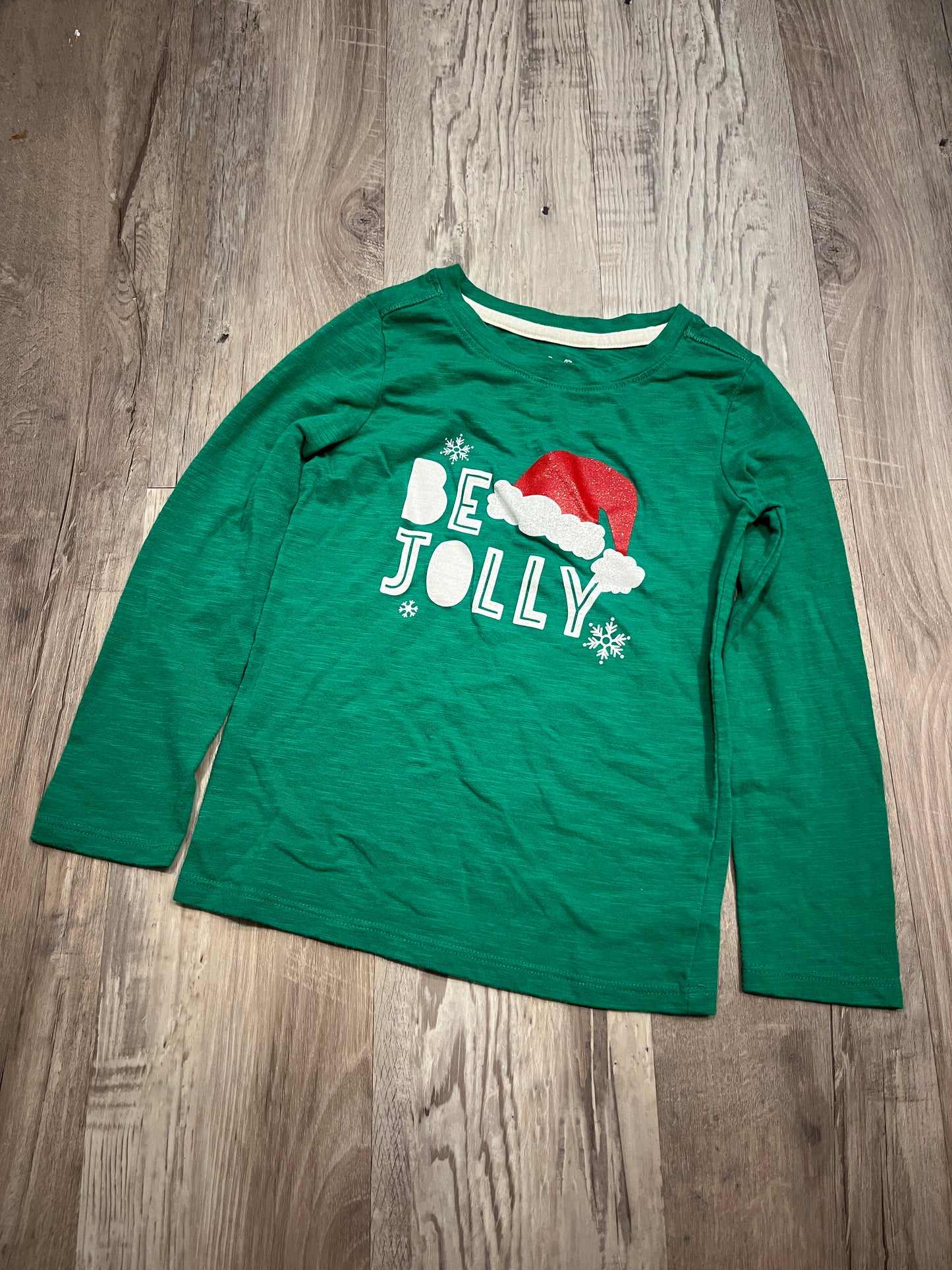 Seller #29 Girls 5T Cat and Jack Be Jolly Long Sleeve Shirt