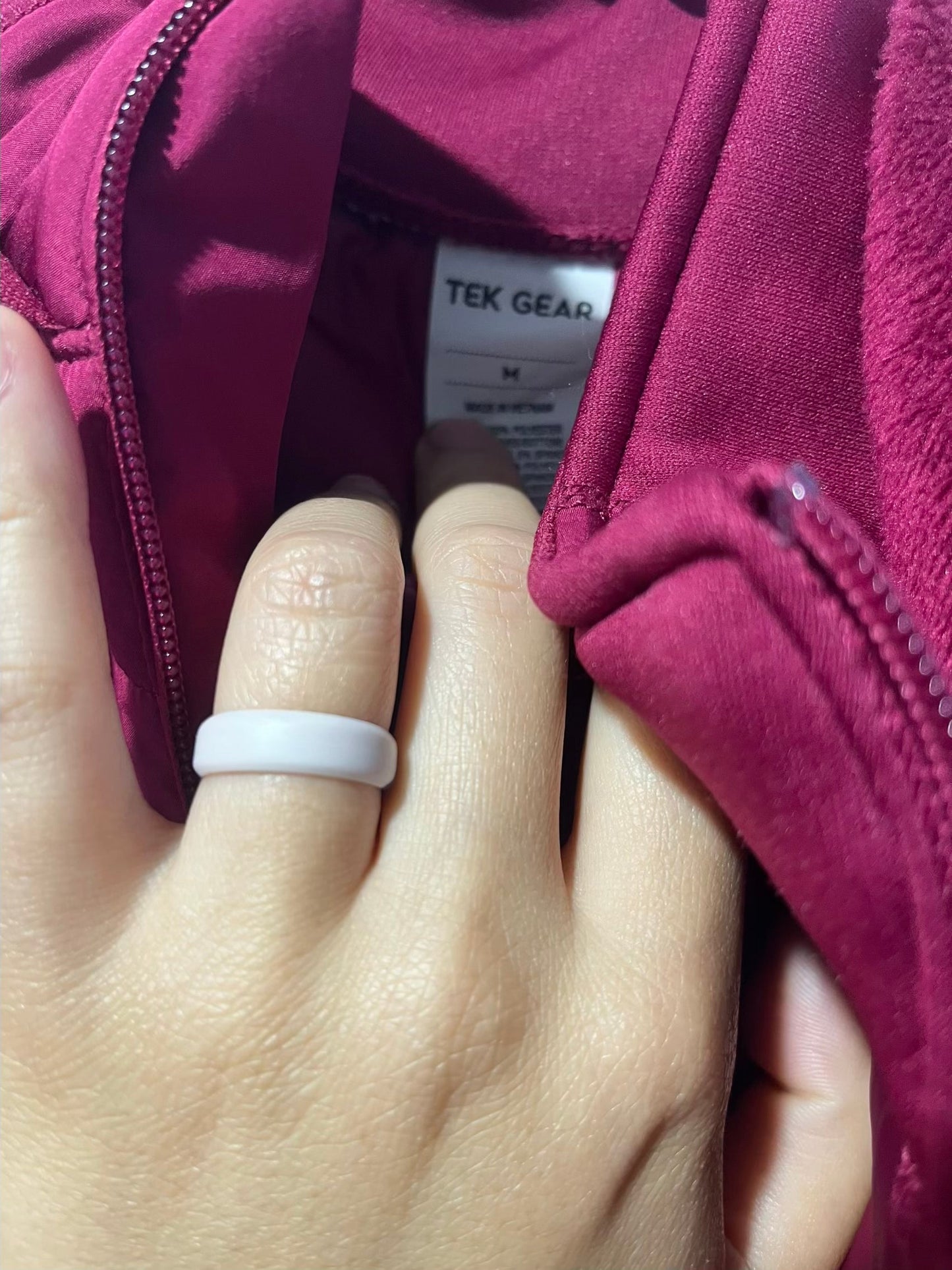 Seller #28 - Women's Tek Gear Red/Pink LONG Jacket - M - EUC