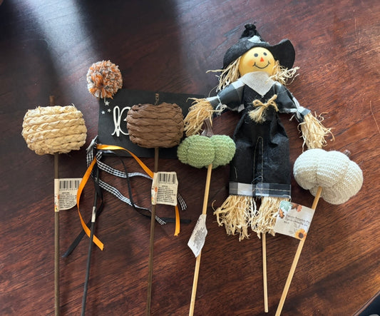 #44 assorted fall and Halloween craft picks