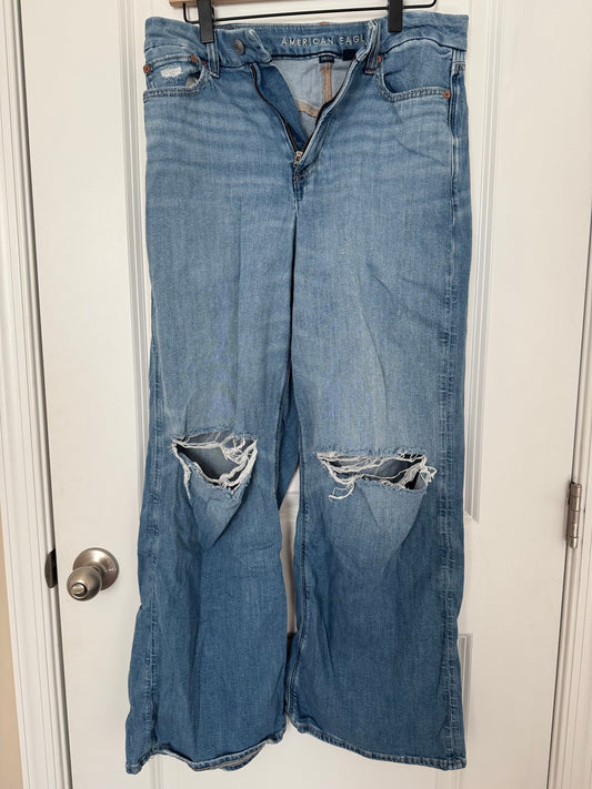 #107 American Eagle Wide Leg Jean size 8
