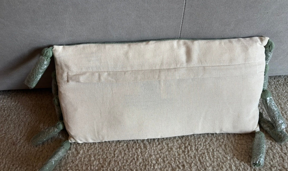 #44 NWT Mud Pie velvet decorative pillow