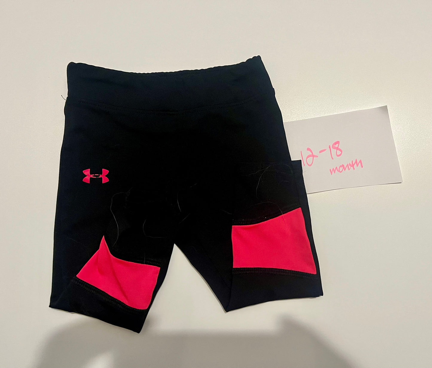 *reduced* #32 Girls 12-18 month Under Armor pink athletic set