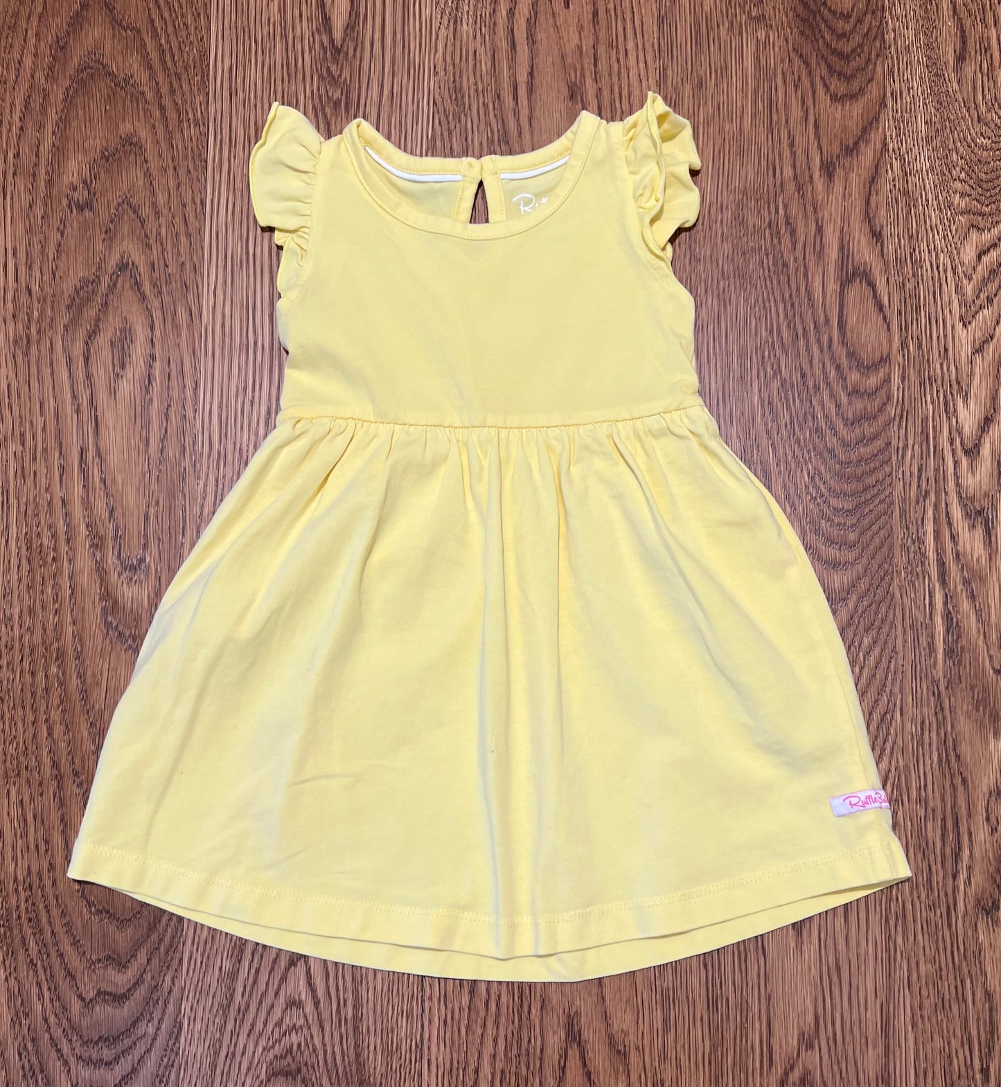 Ruffle Butts Girls 18-24 months Yellow Dress