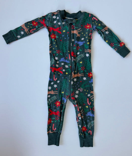 #190 REDUCED Hanna Andersson: 18-24m winter animals zip sleeper