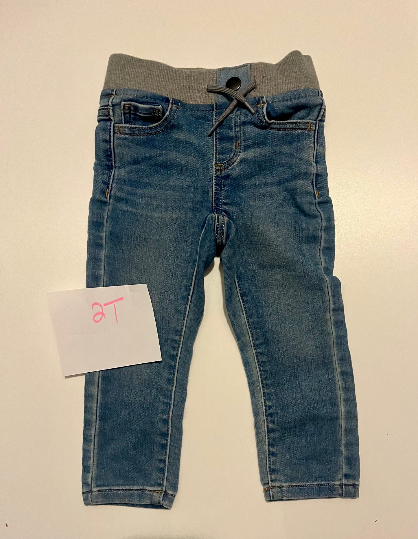 #32 2T Cat & Jack jeans with cotton waistband