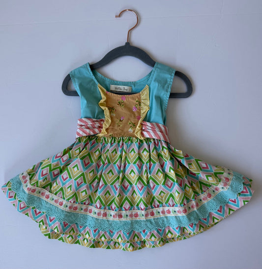 #190 REDUCED Matilda Jane: 2T Apple Harvest Dress