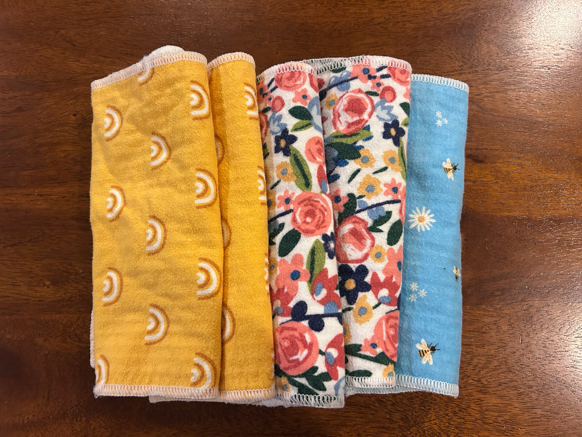 Seller #5 - Assorted Burp Cloths
