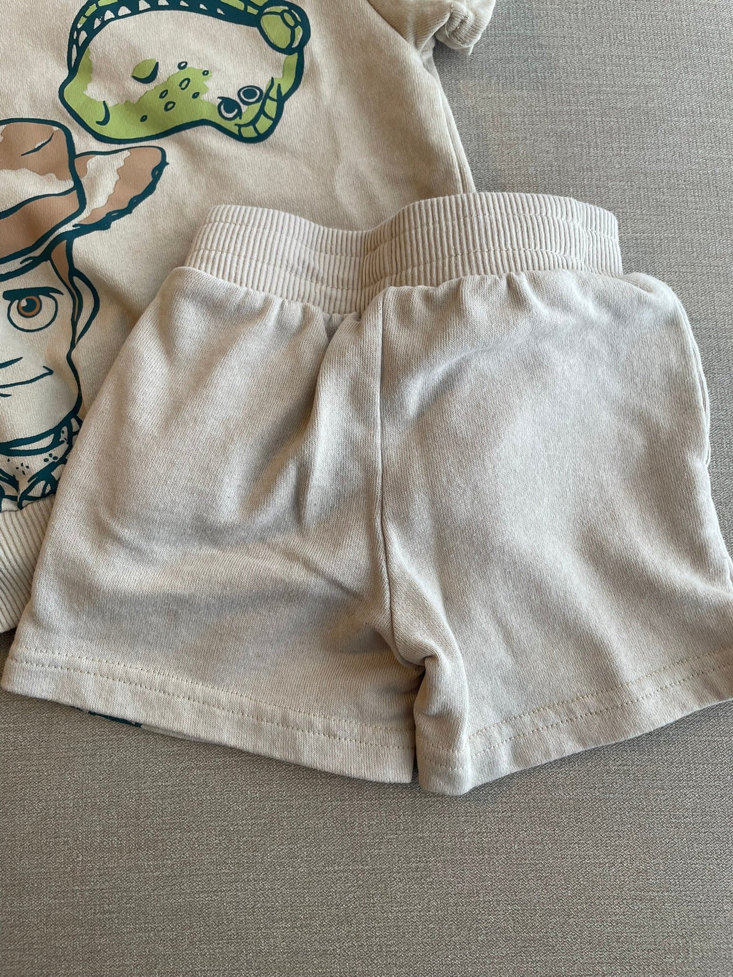Seller #12 | Boys | Disney (Target) Toy Story Multicolor Characters and Tan Background Outfit | Size 2T
