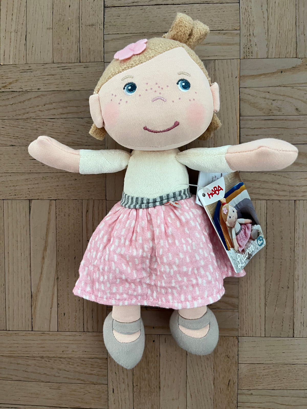 #195 NWT HABA Lauren Baby Doll