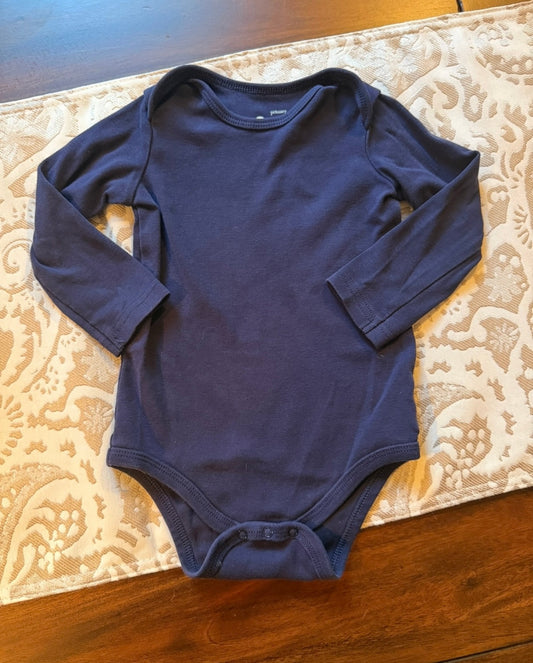 #51 REDUCED 12-18M Primary Brand Navy Blue Bodysuit