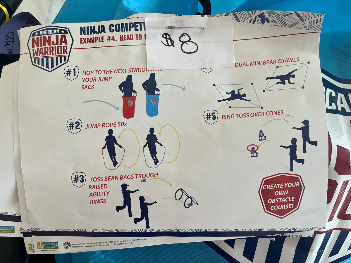 135 American Ninja Warrior obstacle course, no missing pieces, (multiple pictures)