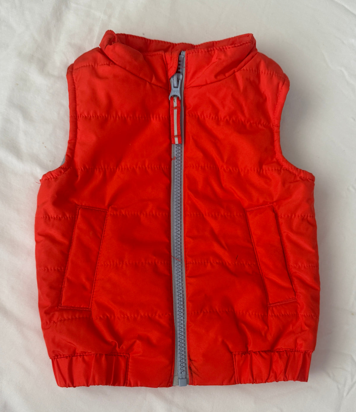 Seller # 19 Cat & Jack Orange Puffer Vest 12M