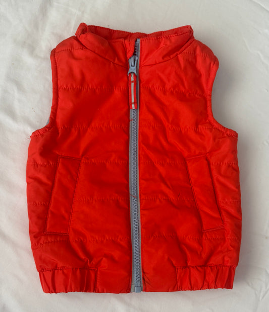 Seller # 19 Cat & Jack Orange Puffer Vest 12M