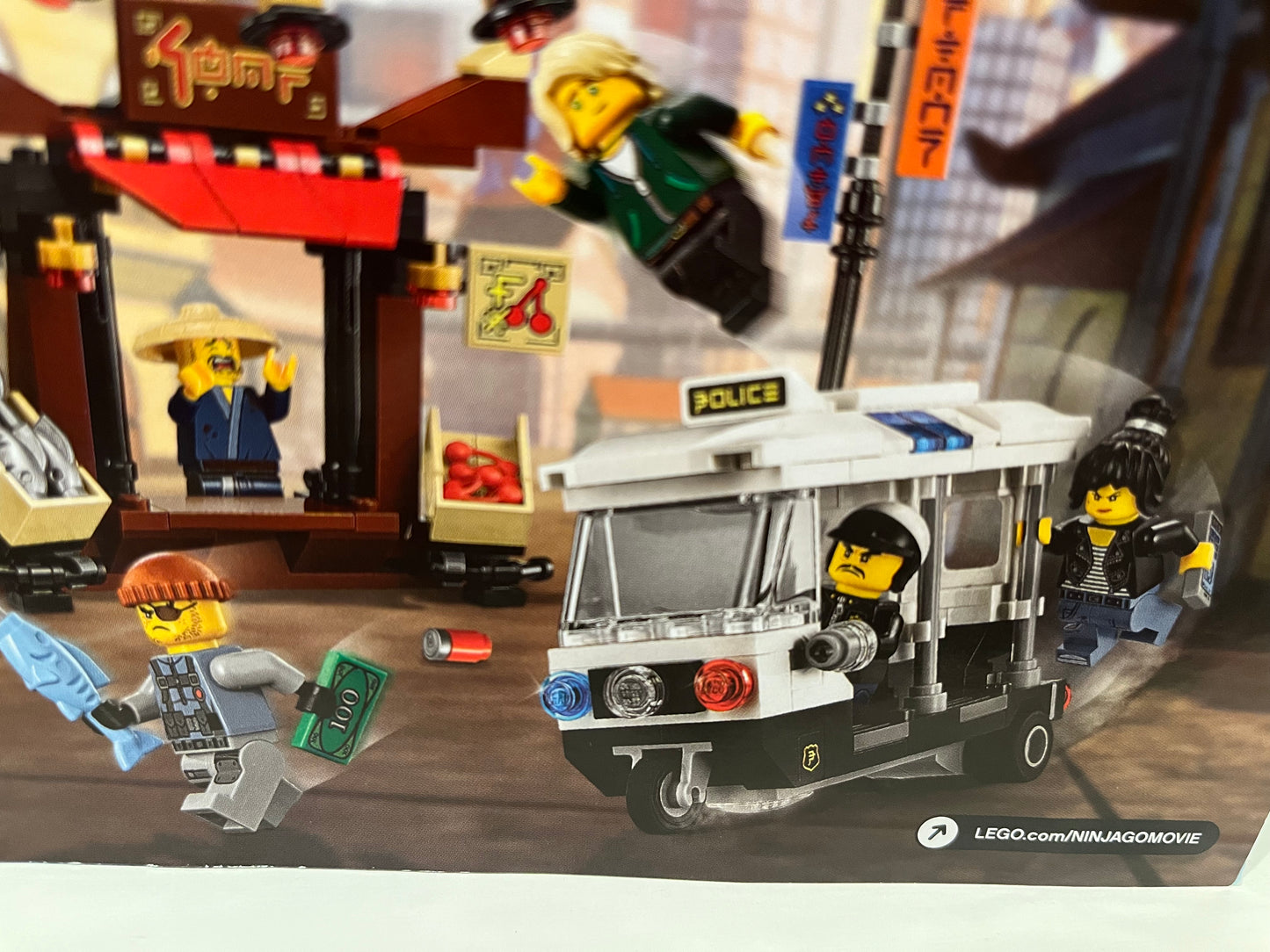 PPU 45241 (Evendale/Blue Ash) Lego Set - Lego Ninjago Move City Chase #70607