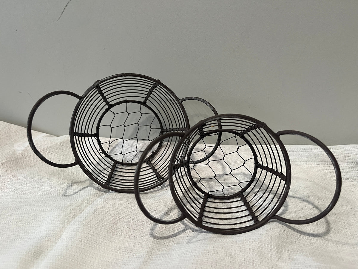 135 farmhouse style nesting baskets, BN