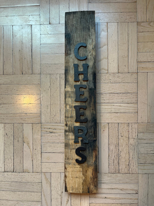 Reduced #195 NWT Authentic Bourbon Barrel Stave wall decoration