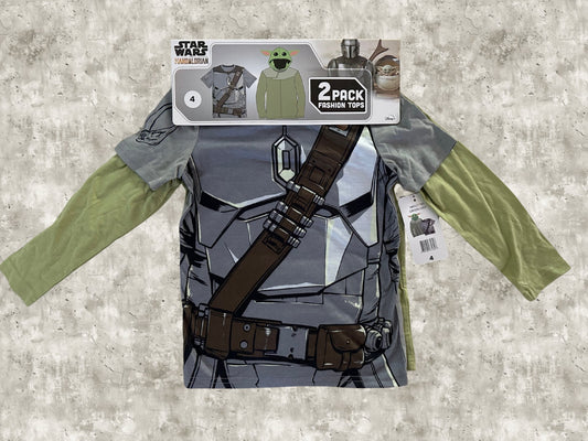 #77 NWT 2-Pack Star Wars Shirts, Size 4 (Set 2)