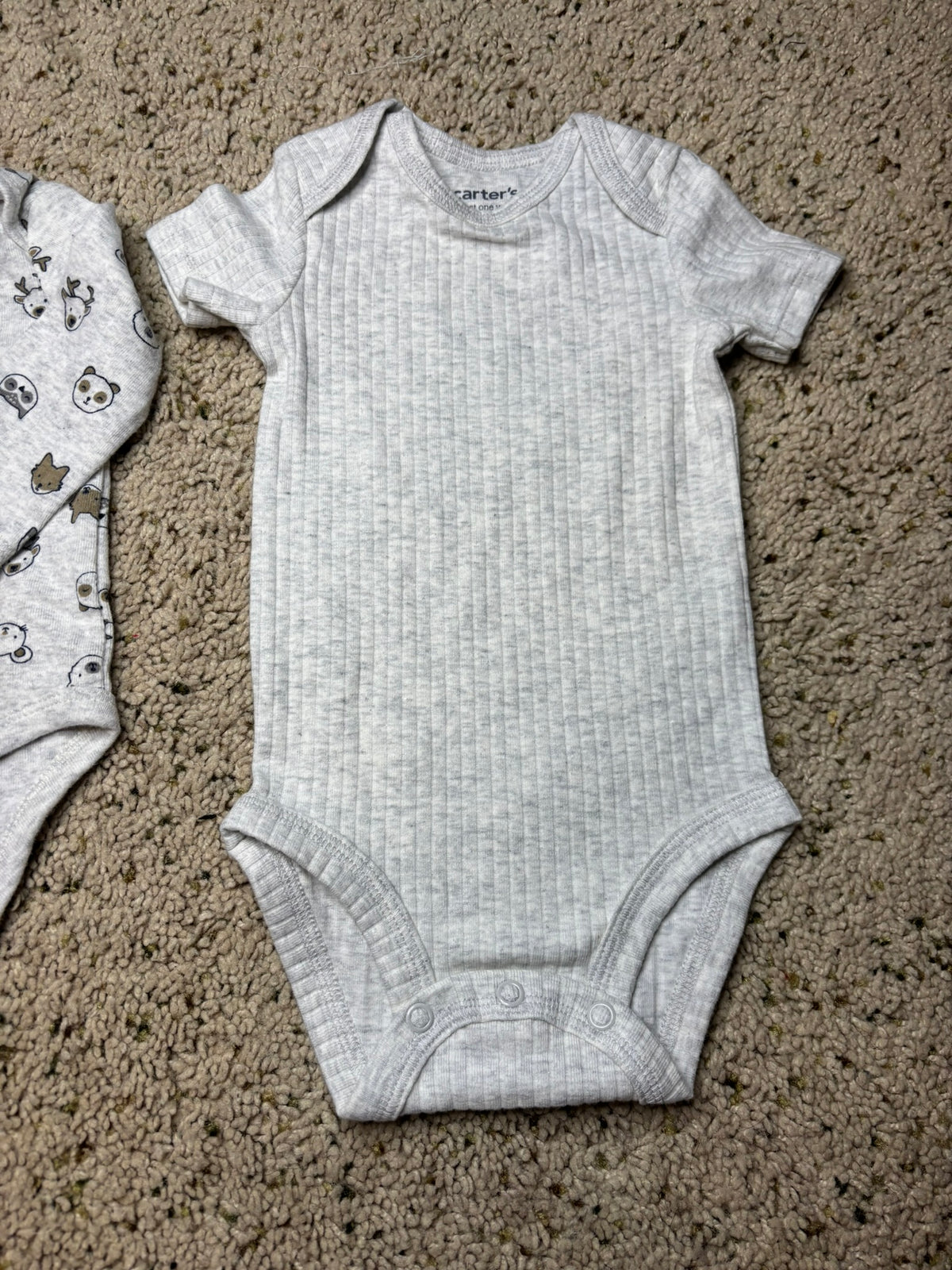 #90: Carter’s Long Sleeve Onesies – 3 Months (3 Pack)