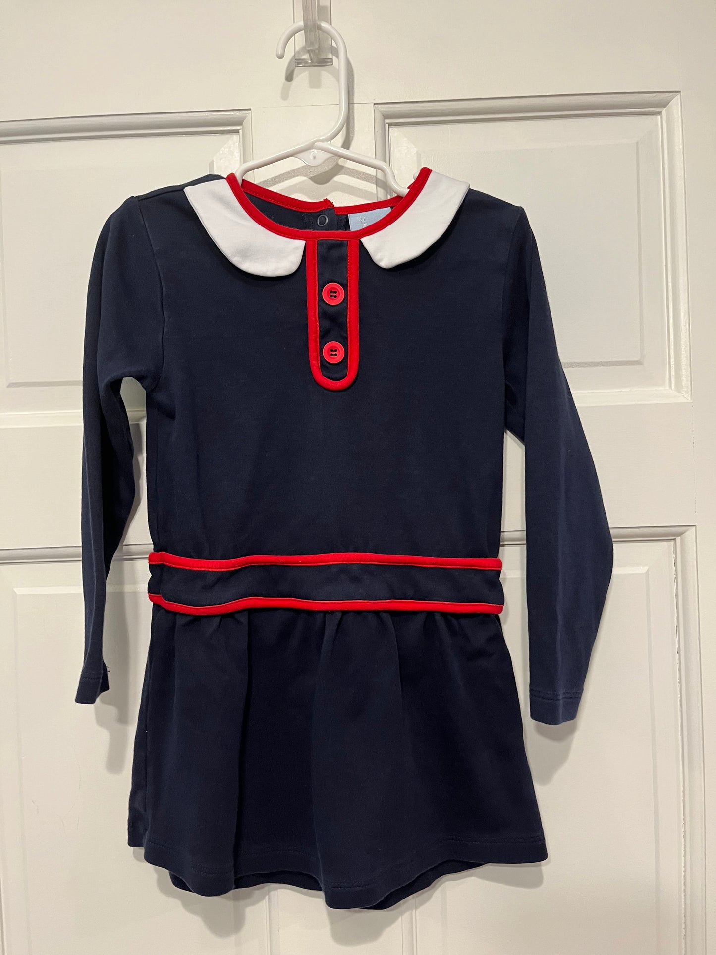 #55 Girls 4T Bella Bliss Navy Blue Dress