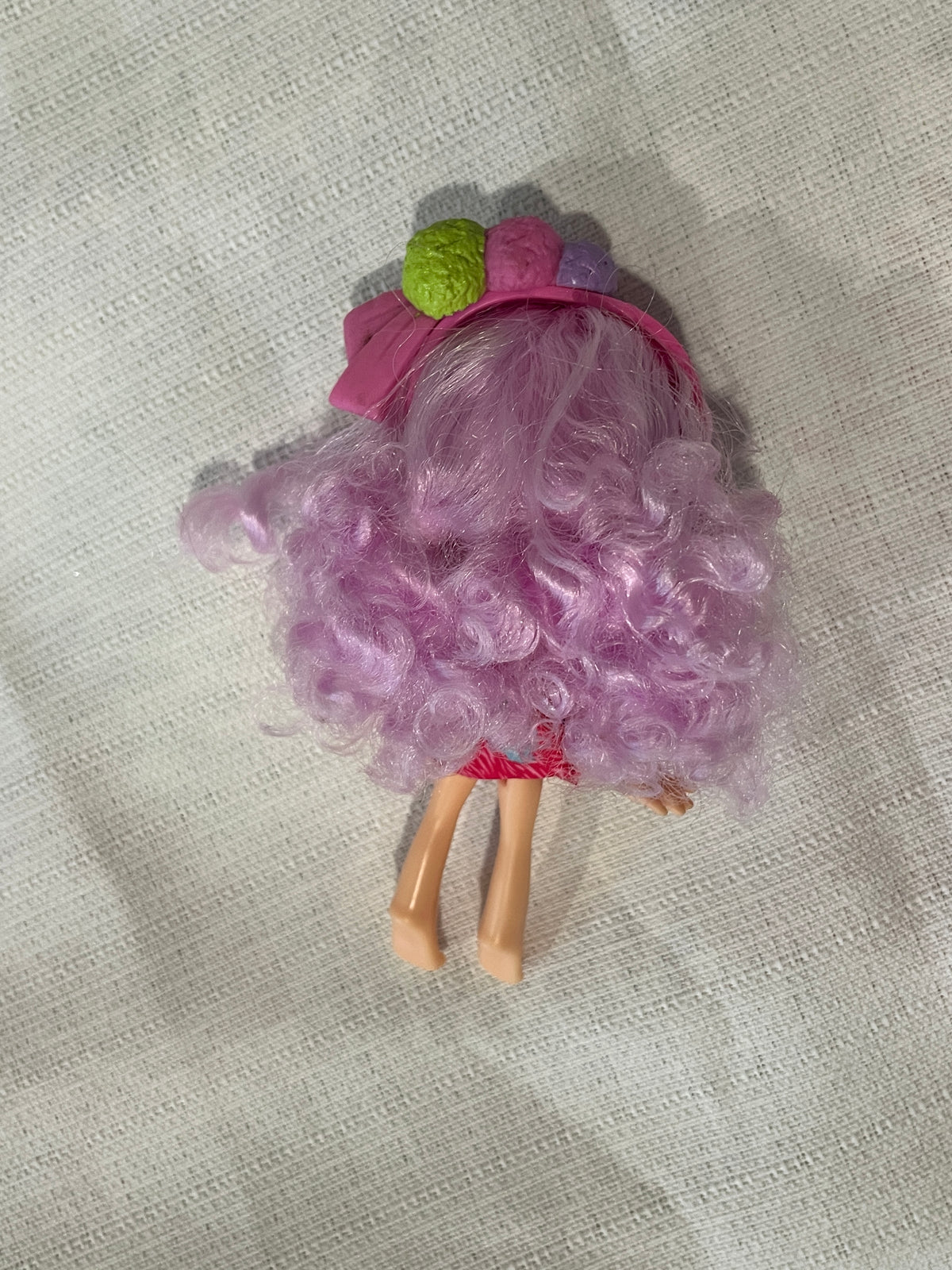 135 pink Shopkins doll and LOL doll set with cat, selling both together, LN