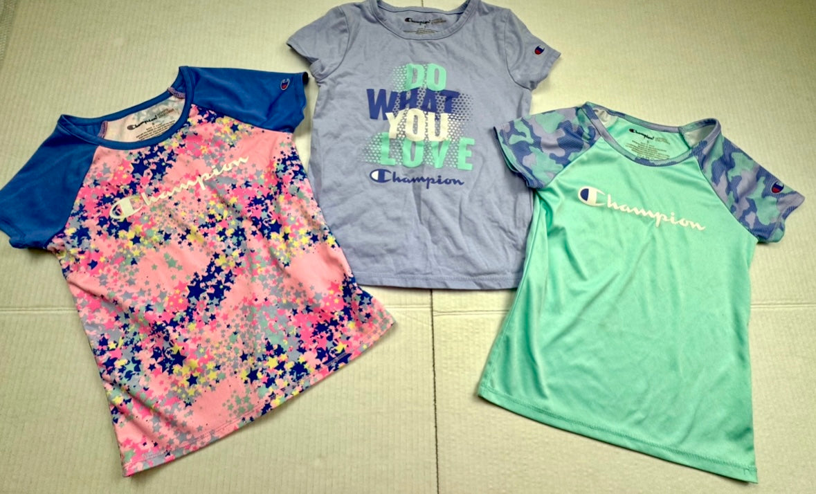Girls Size 5 (3) Athletic Tee T-Shirt Tops Champion Do What You Love
