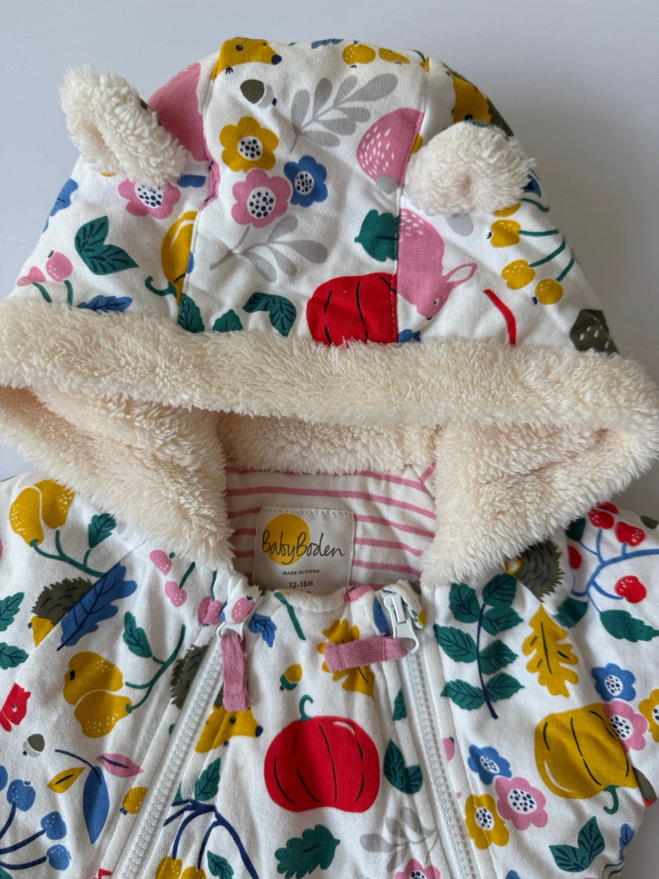 #190 Baby Boden 12-18m Fall Harvest Cosy Bunting