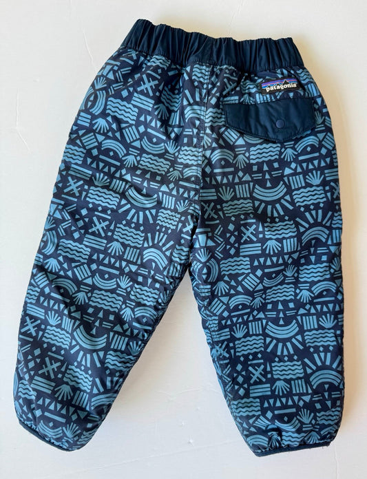 #190 REDUCED Patagonia 12-18m Reversible Fleece-Lined Snow Pants