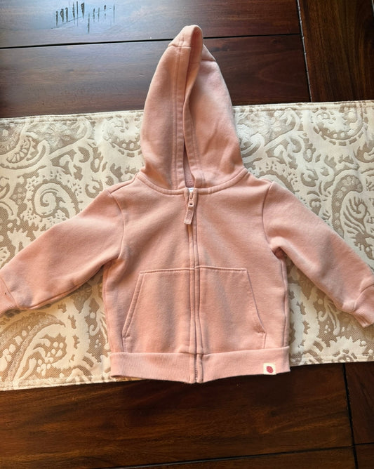 #51 12M Carter’s Pink Jacket with Fleece Interior