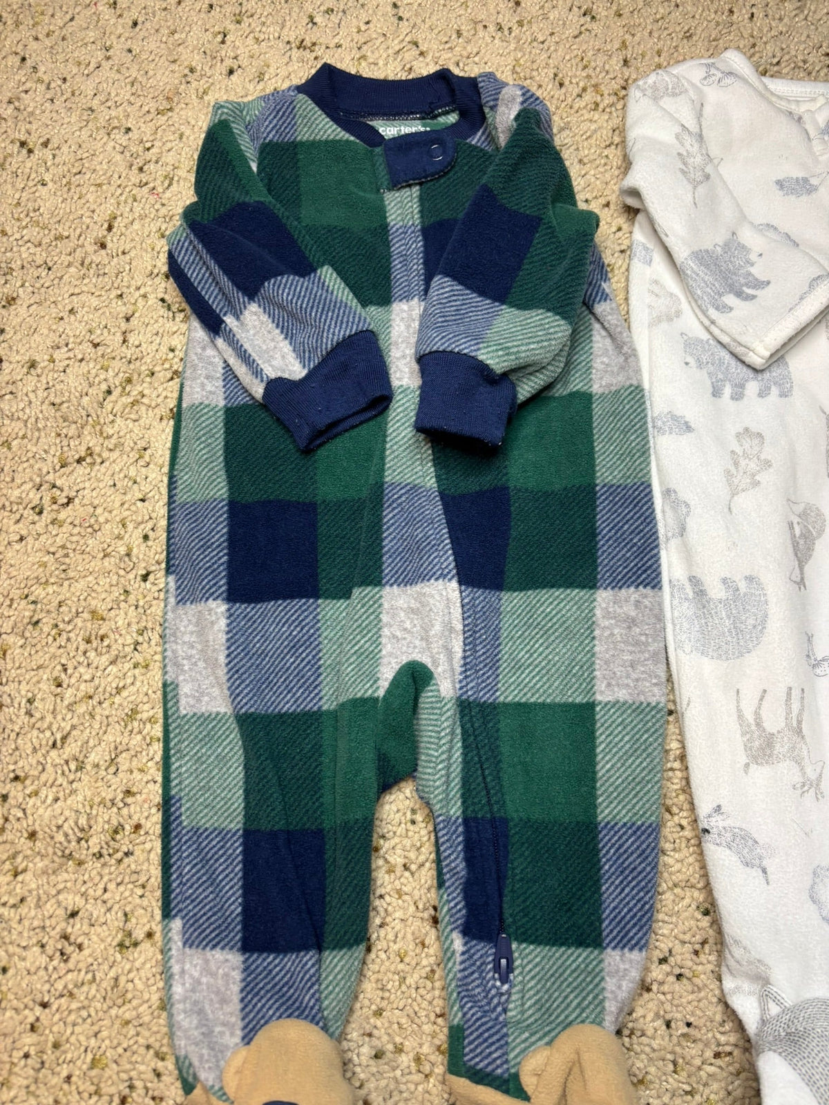#90: Carter’s Fleece Footed Pajamas (2-Pack) – 3 Months