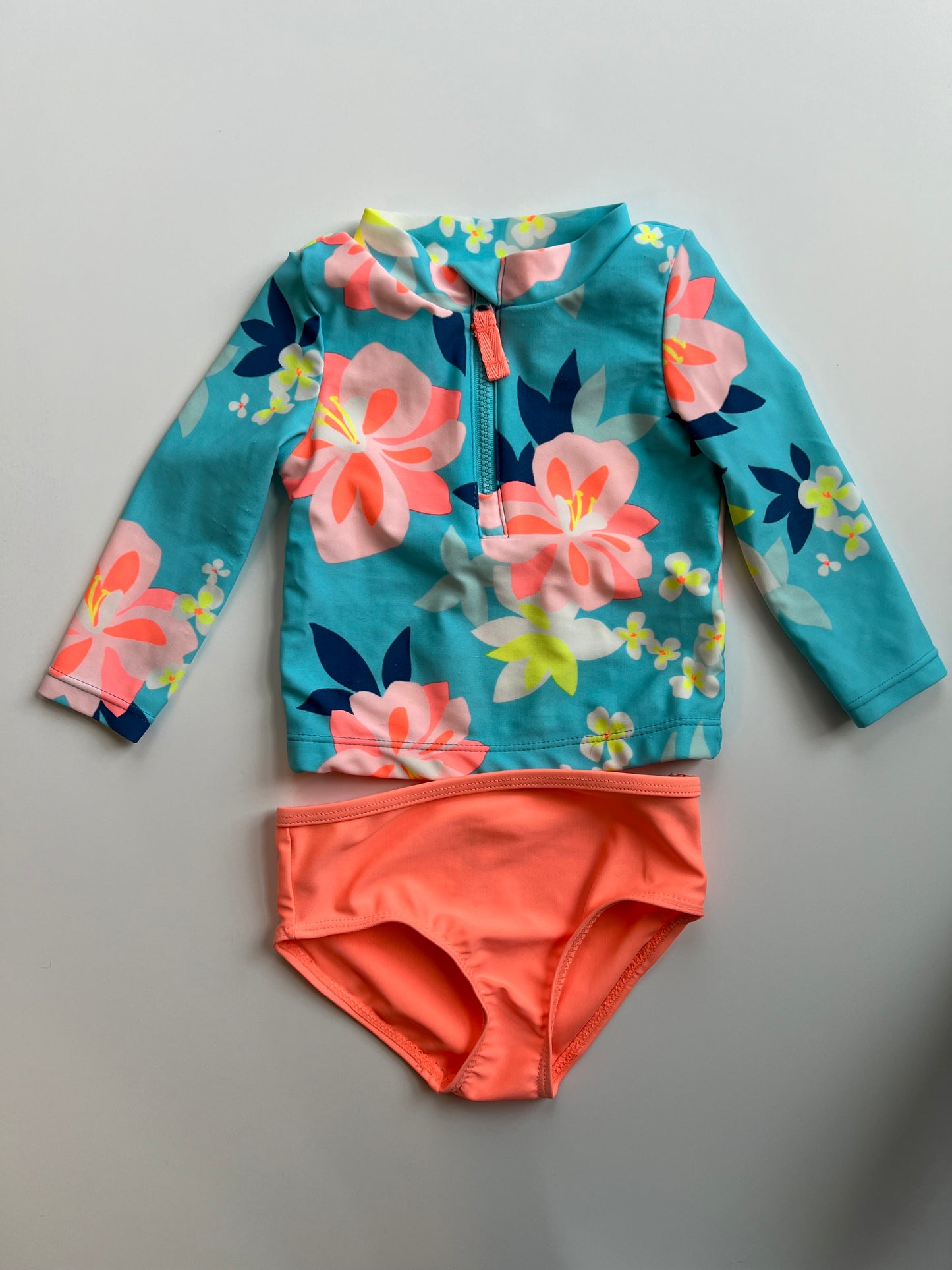 Girls 6M Floral Swimsuit