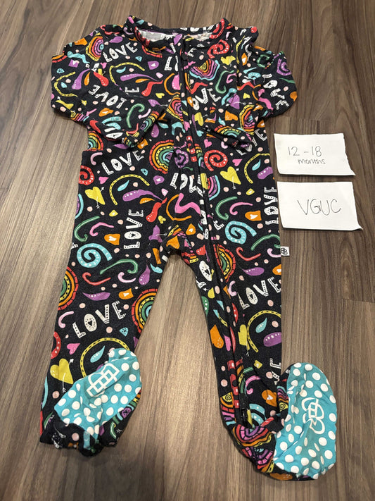 #138 - 12-18 Mo - EUC Bums & Roses - Ice Cream Zippy - PU 45236