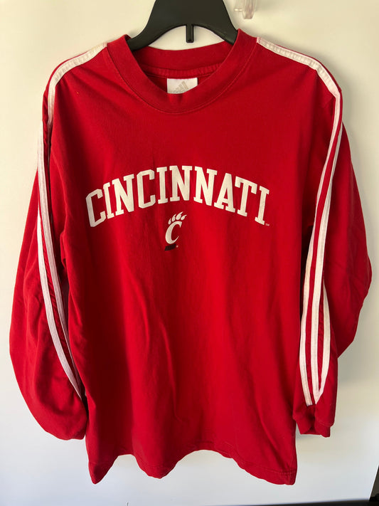 PPU  45241  Adidas UC Long Sleeve Red Shirt Mens Size Small