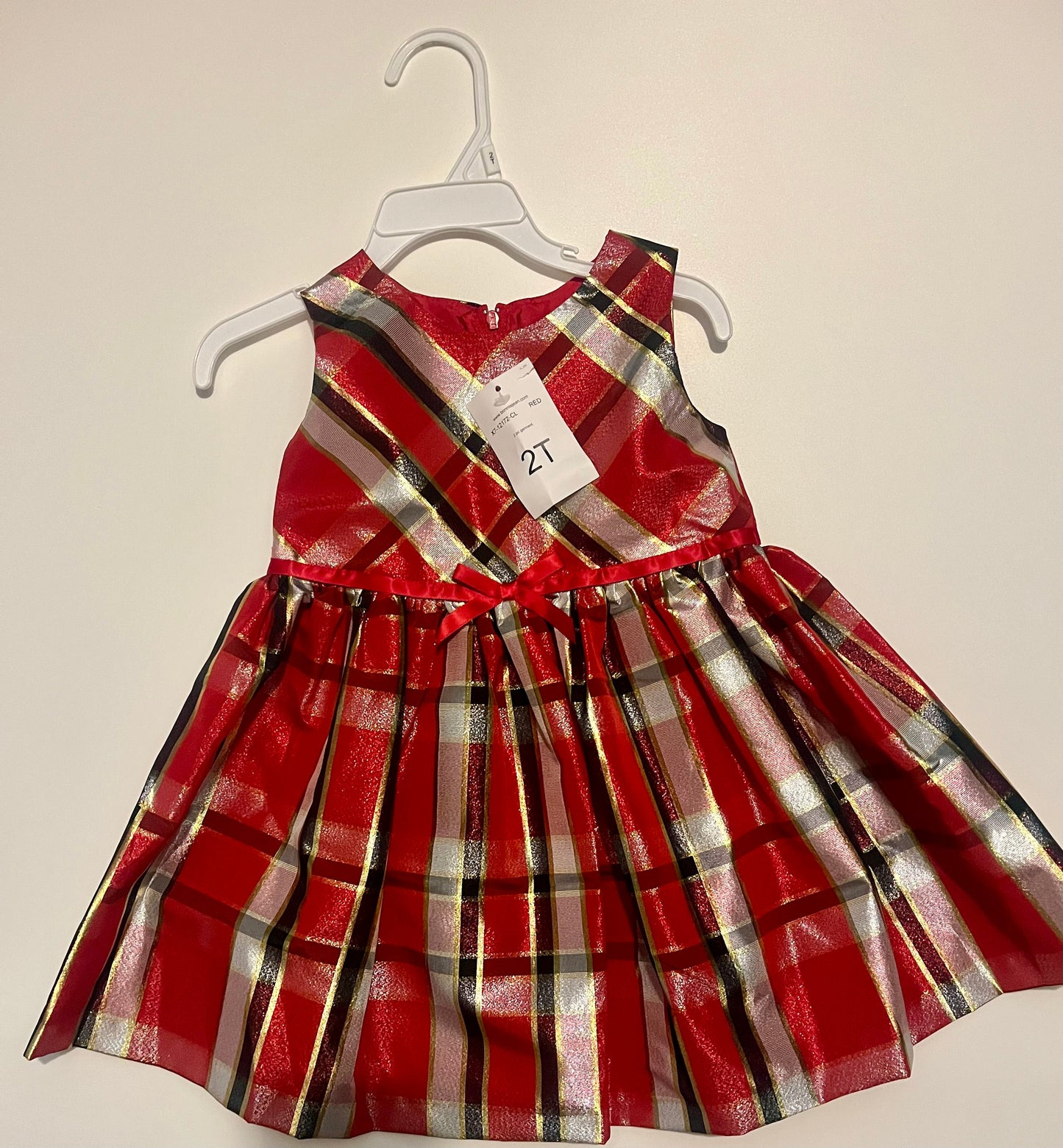 #32 Girls 2T red holiday jacket and dress - NWT *reduced*