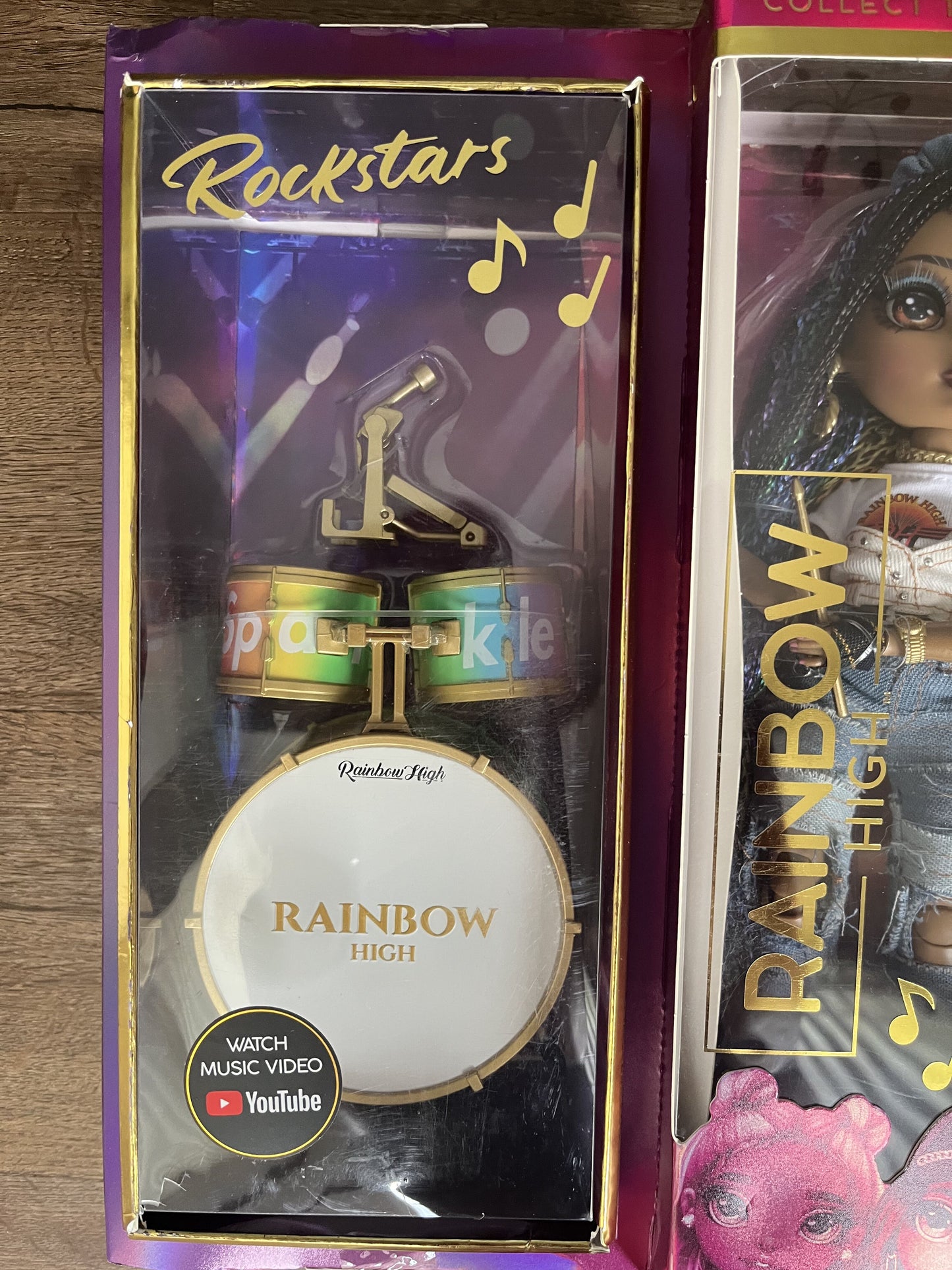 #124 NIB Rainbow High Rockstars Vanessa Tempo Doll (new in box)