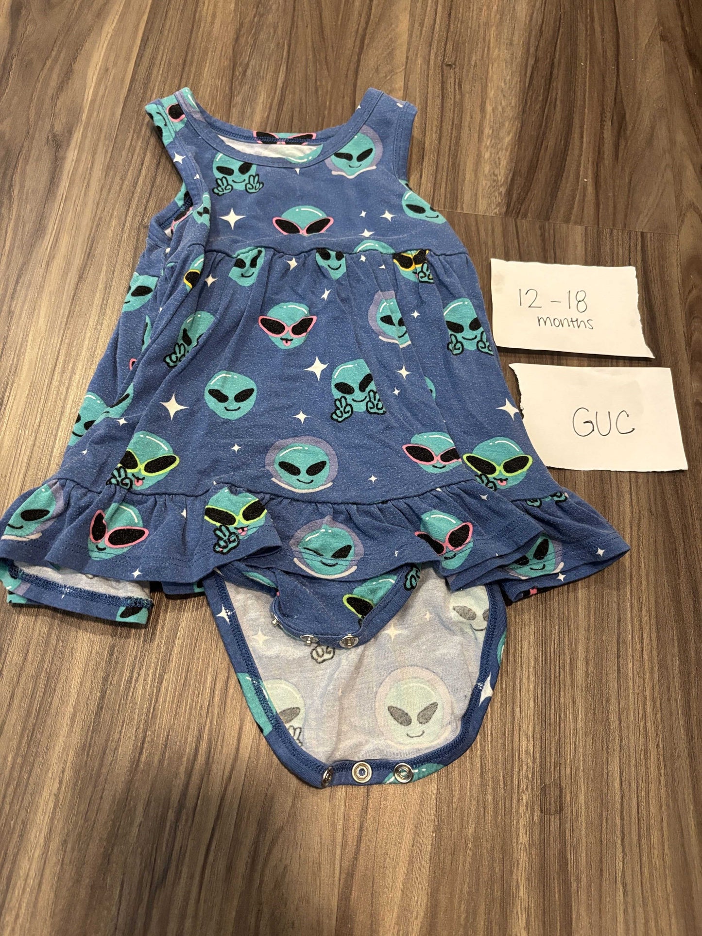 #77 - 12-18 Mo - GUC Posh Peanut - Alien Dress
