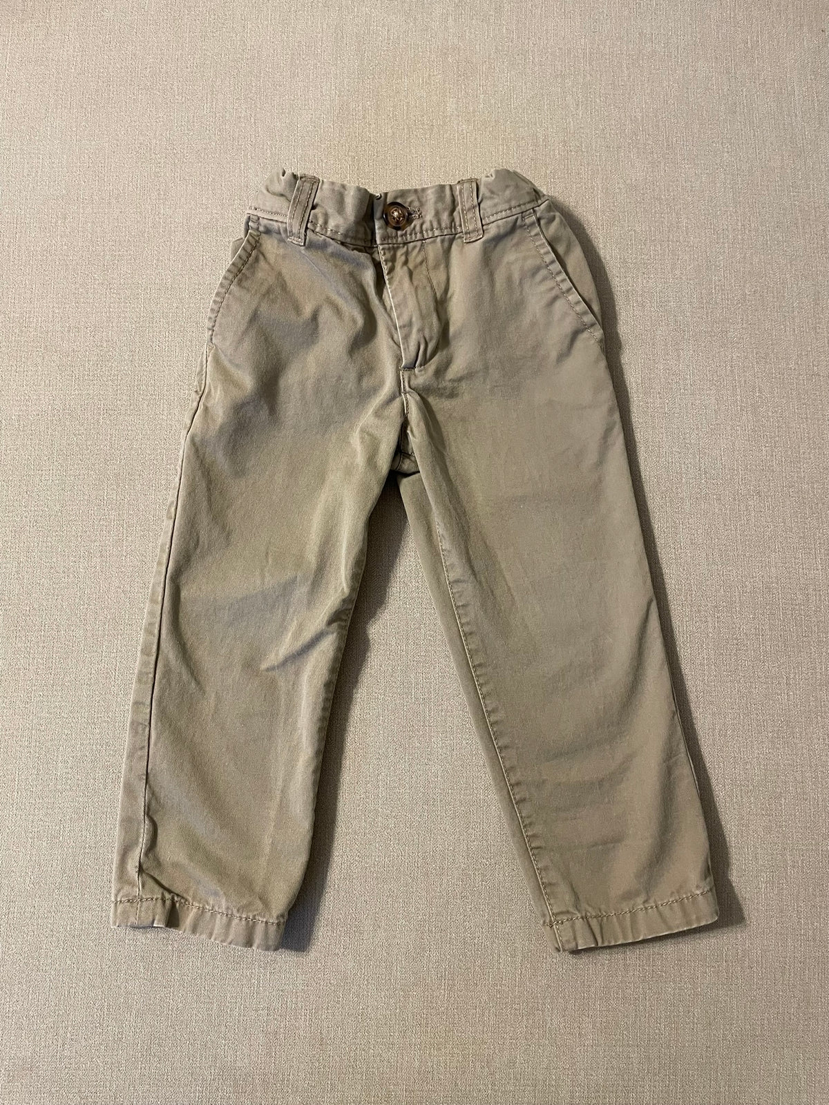 Seller #12 | Carters | Boys Khaki Pants | Button, Zipper, Adjustable Waist | EUC | Size 3T