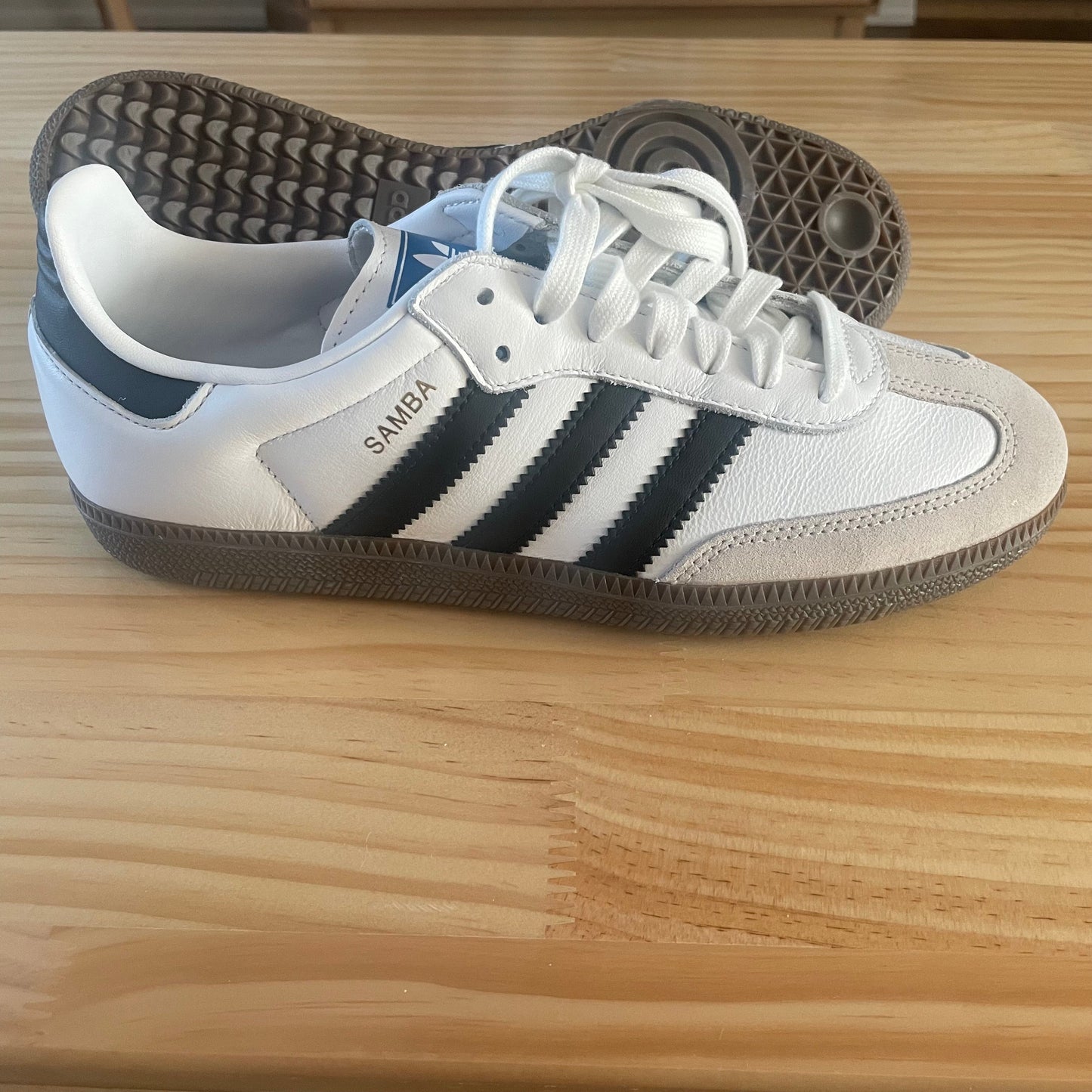 #116 REDUCED Adidas Samba OG White Sneakers NWT Men’s 8 Women’s 9