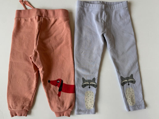 #190 REDUCED Bundle: 18-24m Mini Rodini Joggers and Tea Leggings