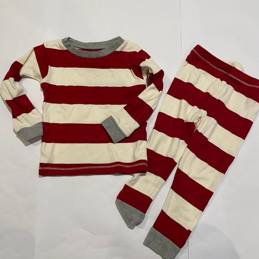 #126 Burts Bees 2T Holiday Jammies