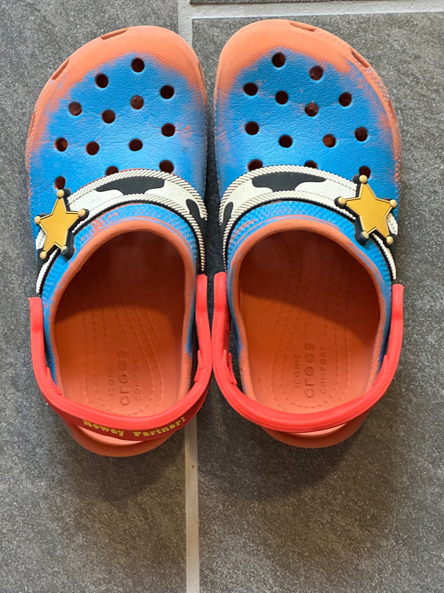 #95A Toy Story Crocs - size 13C - GUC