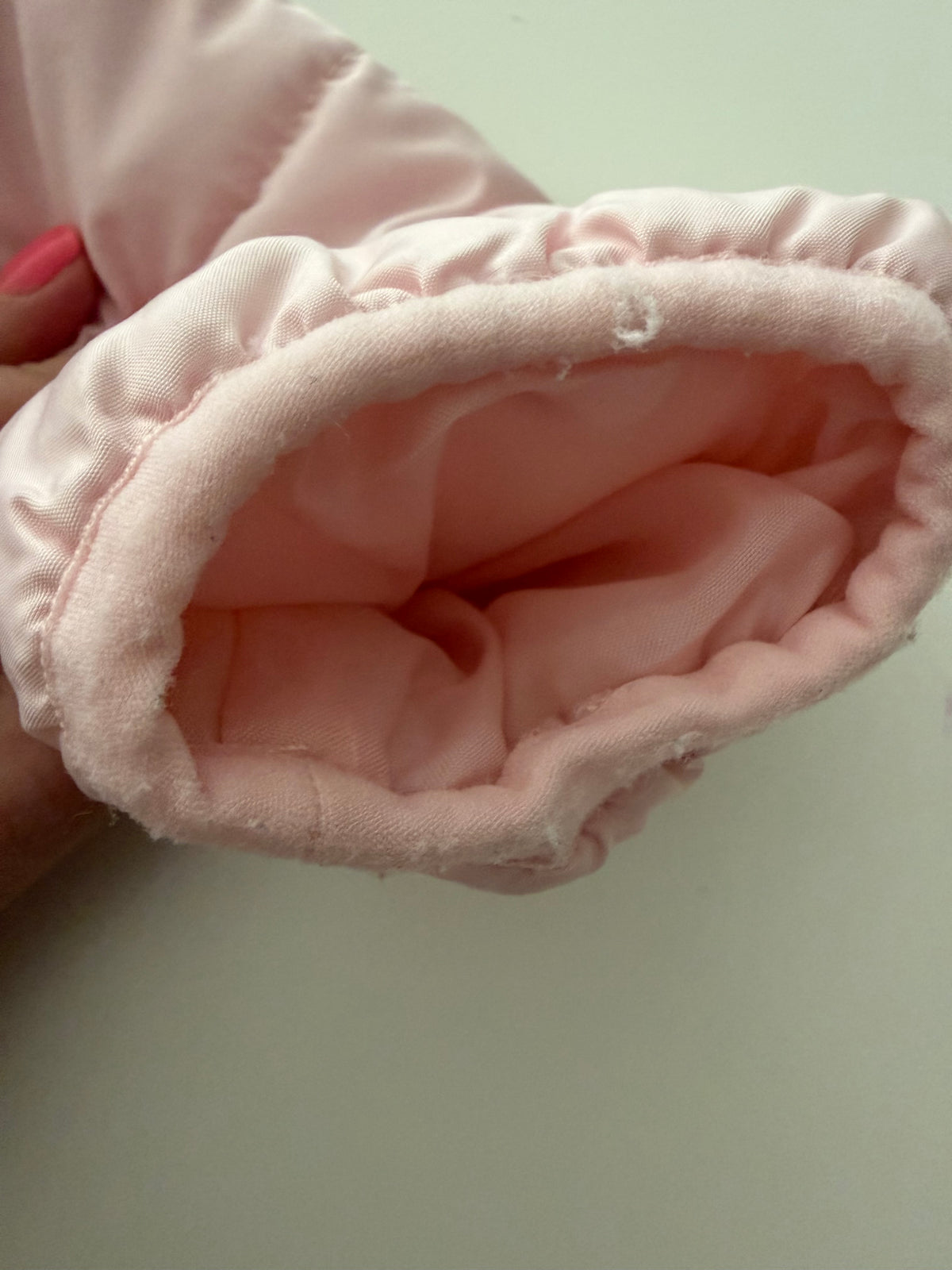 #117, Girls 18M, Carter’s pink unicorn puffer winter coat, VGUC