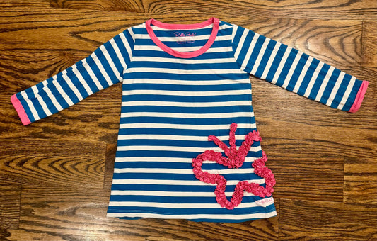 Seller #172 REDUCED Ruffle Butts Girls Butterfly Stripe Dress/tunic Size 3T