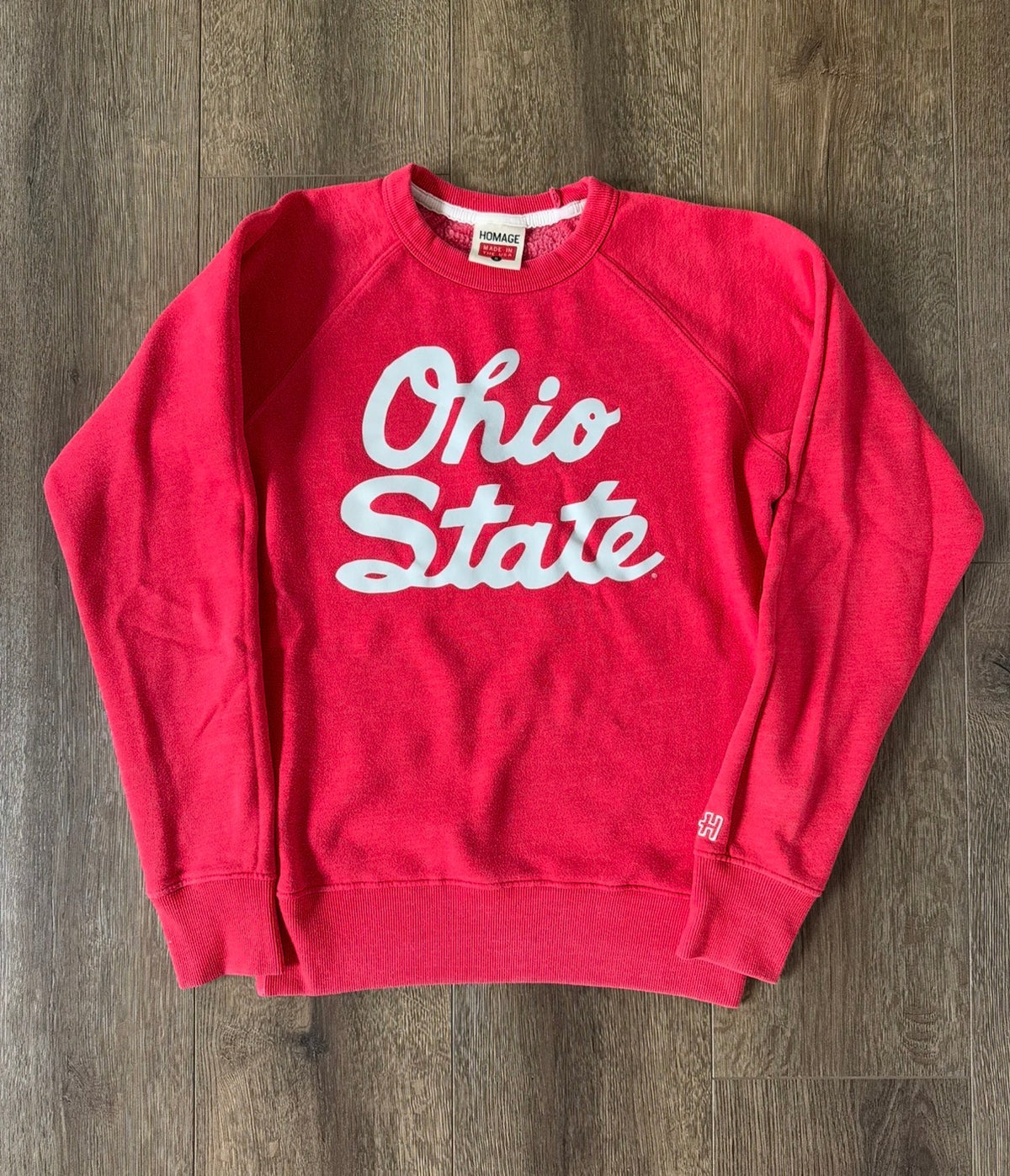 #173 -  Women’s size S HOMAGE Ohio State crewneck sweatshirt