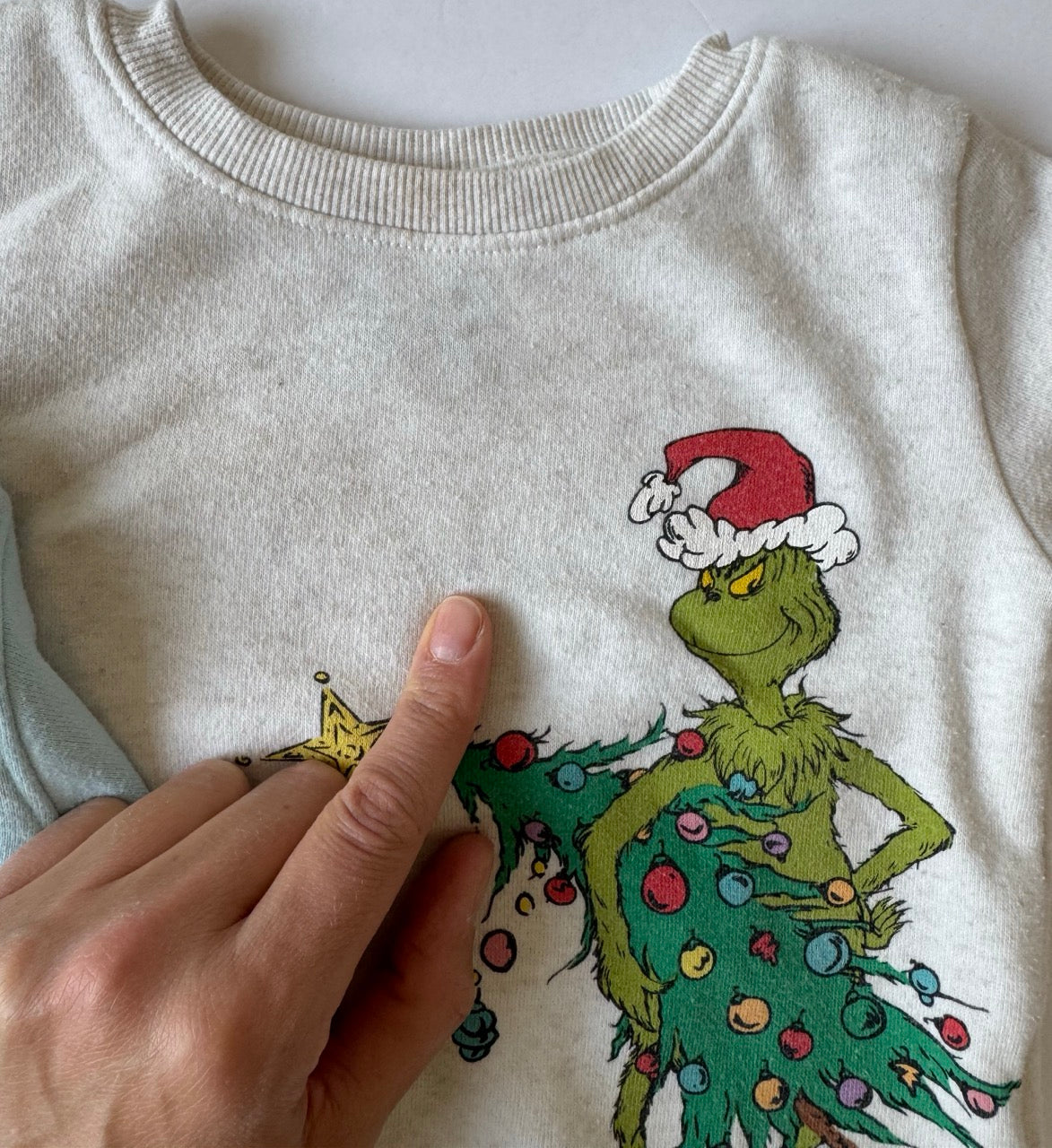 #190 REDUCED Sweatshirt Bundle: 18m Mickey Mouse and The Grinch