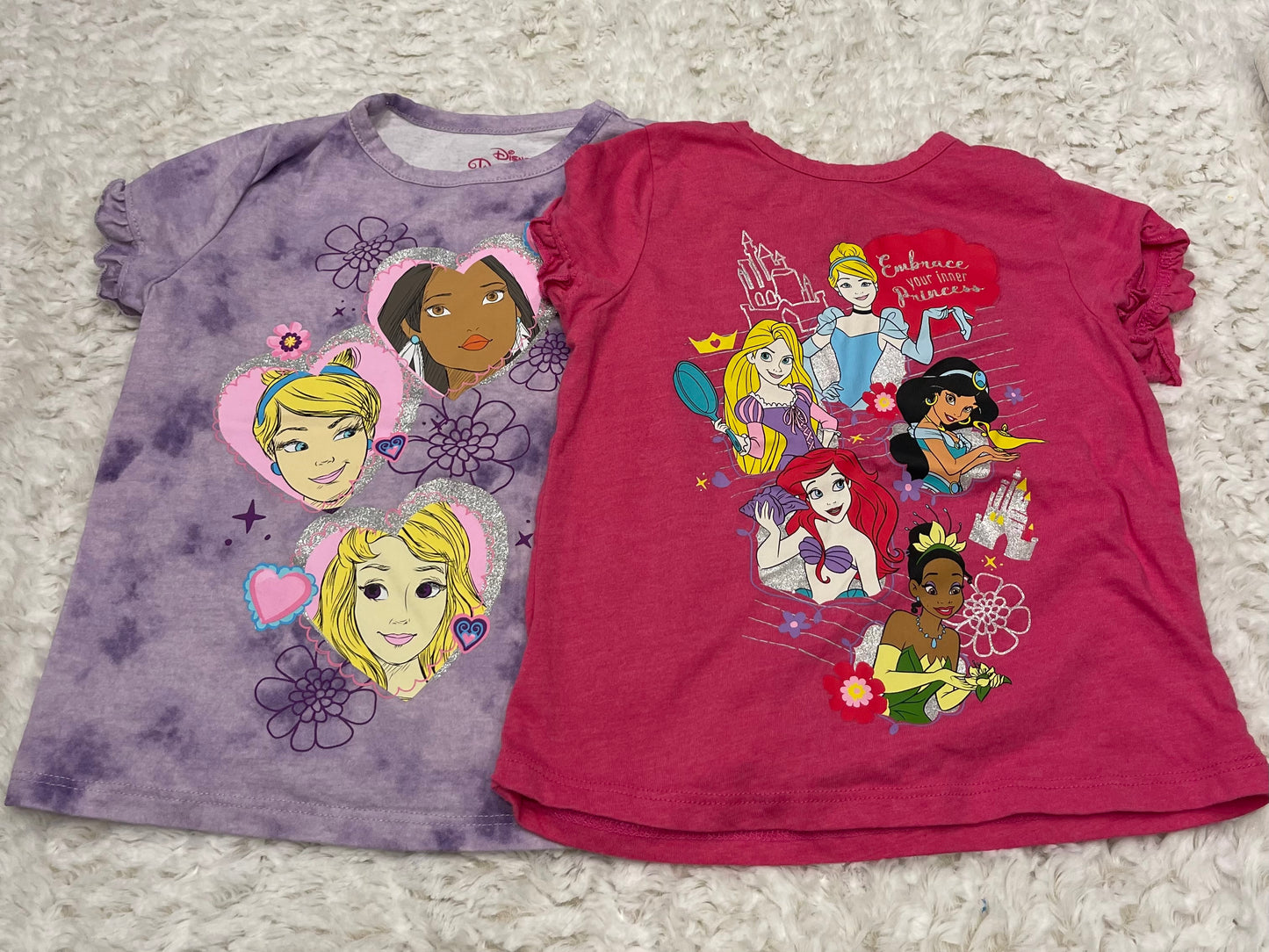 3T Disney Princess shirts