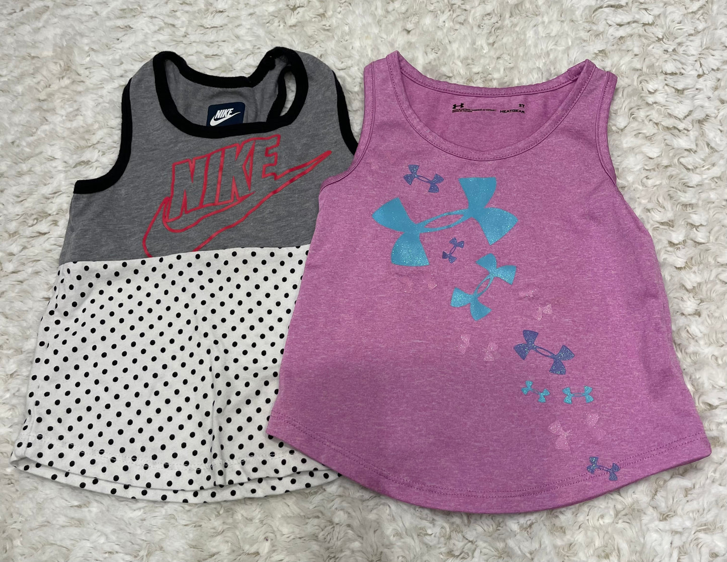 3T Nike and Under Armour tanks