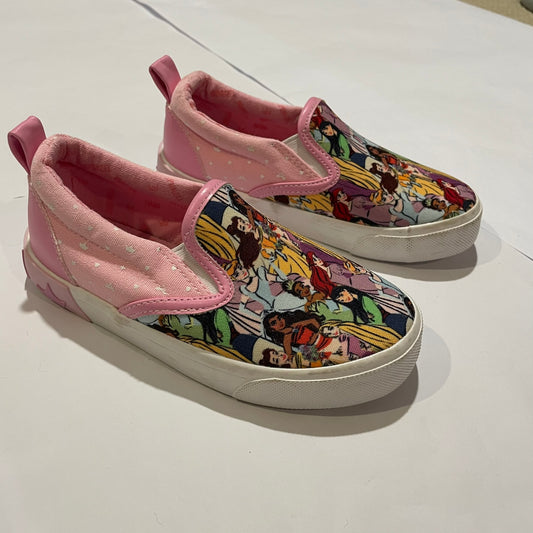 #126 Girls Disney Princess Slip On Shoes sz 12 NEW without tag