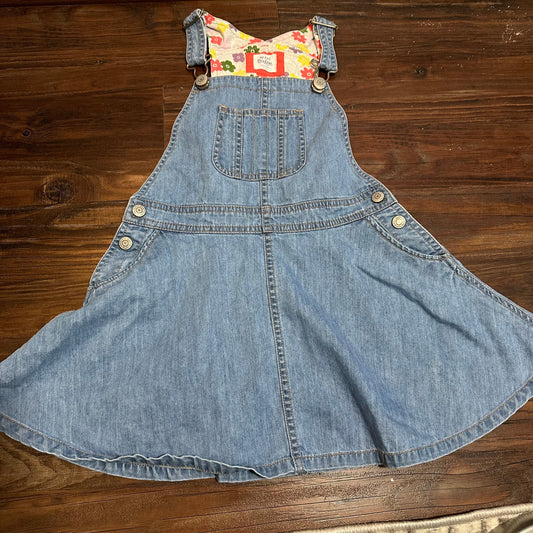#162 Mini Boden Denim Jumper Size 5-6
